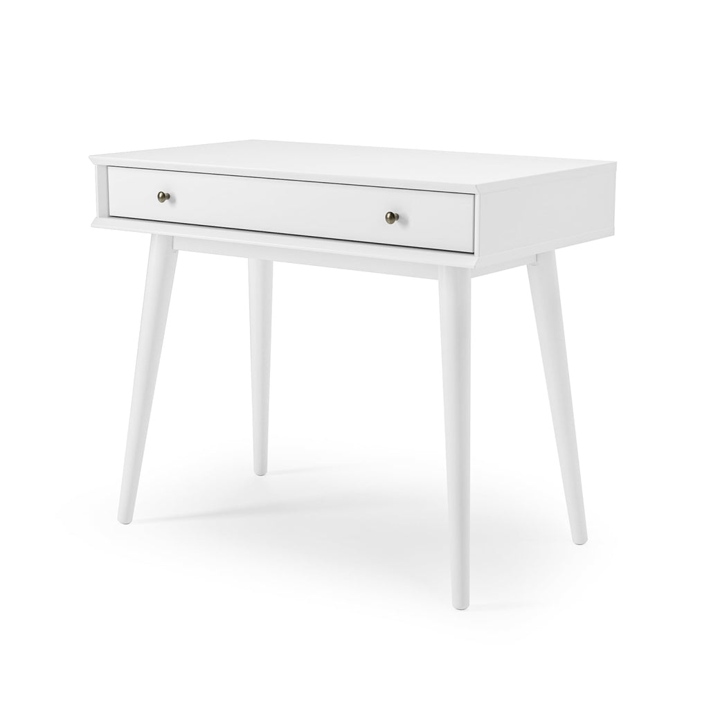 Mid-Century Desk - White Finish