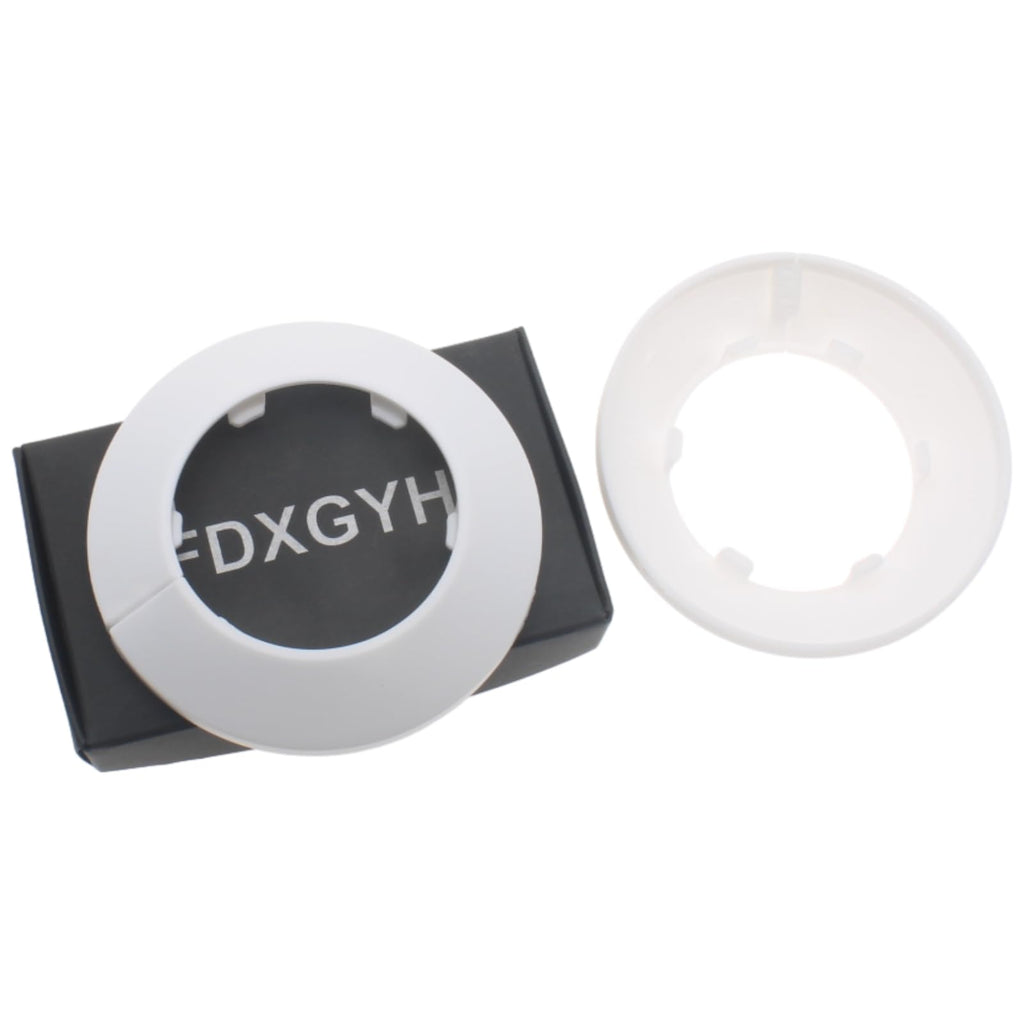 3" Water Pipe Flange Cover 4 Pcs Snap Type Round Escutcheon Plate Cover for Water Pipe Faucet Collar Decoration