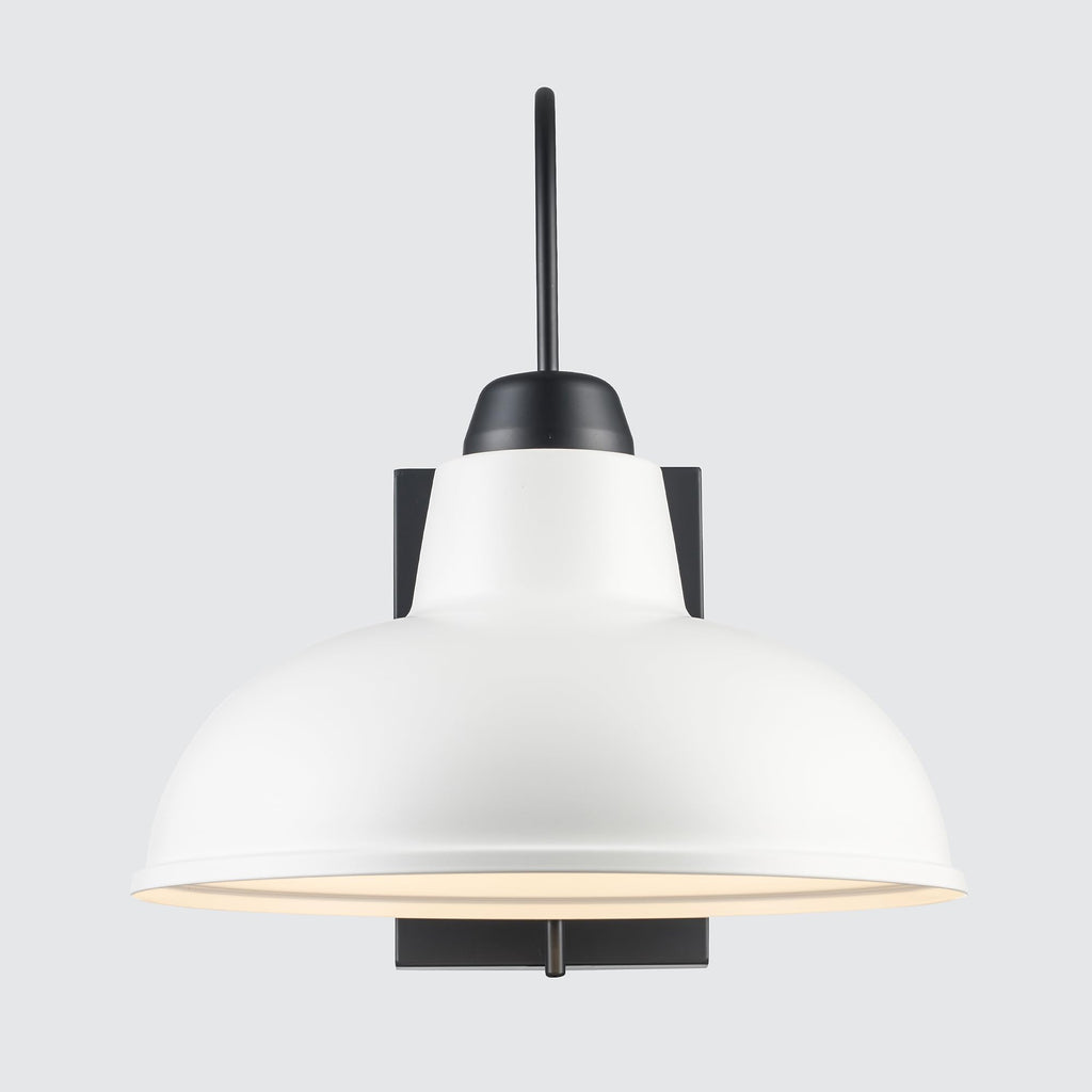 Hamilton Hawthorne Outdoor Wall Lamp | Black Finish | 13.75 x 13.75 Inch Exterior Wall Sconce | Wet Rated | E26 Bulb