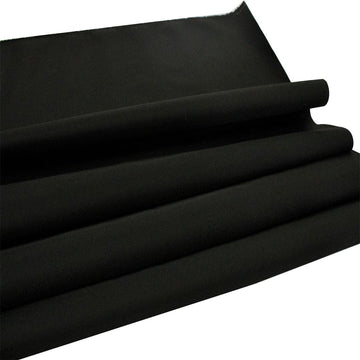 Waterproof Canvas Marine Fabric 600 Denier Indoor/Outdoor PU Backing UV Protector Black 5 Yards
