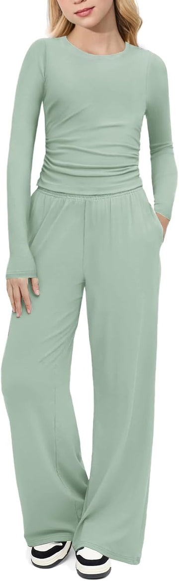 Girls 2 Piece Set Fall Outfits Lounge Sets