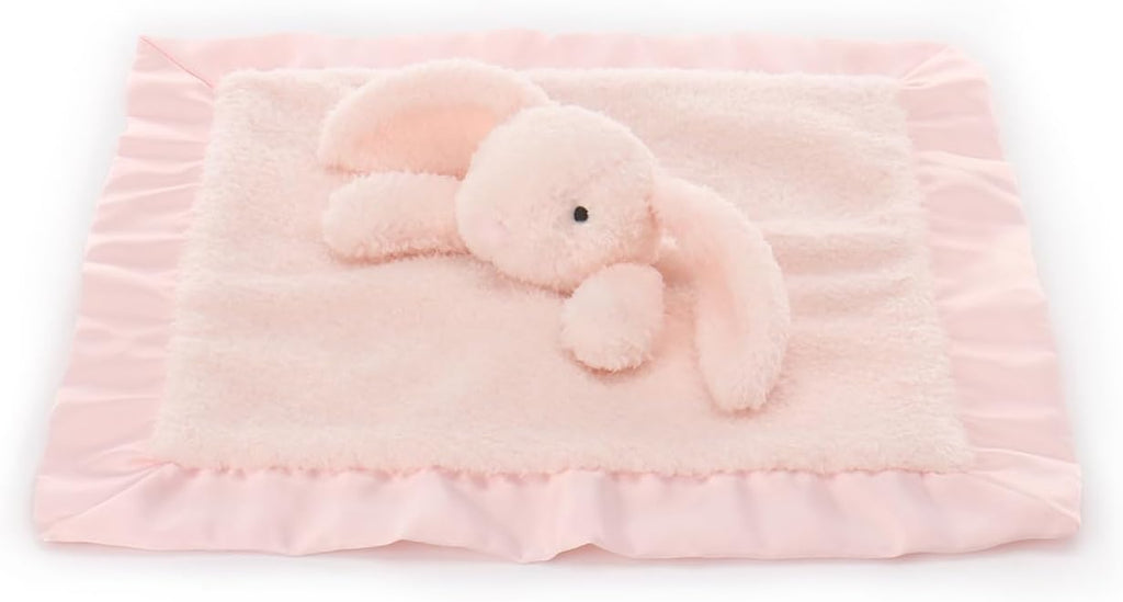 Stuffed Animals Pink Bunny Rabbit Security Blanket Lovey 14''