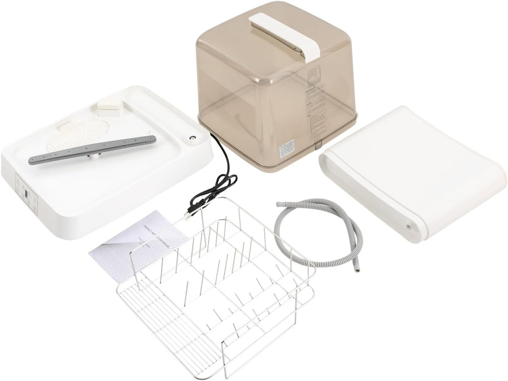 Countertop Dishwasher, 110V 800W Portable Automatic Dishwashing Machine with Tank & Touch Control