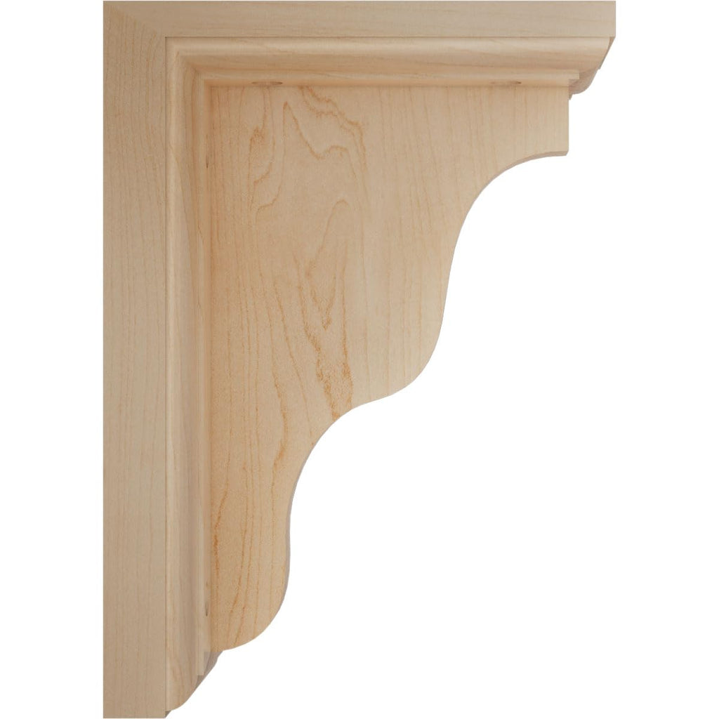 Hamilton Traditional Wood Brackets, 3"W x 5"D x 7"H , Maple