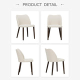 COLAMY Upholstered Dining Chairs Set of 2