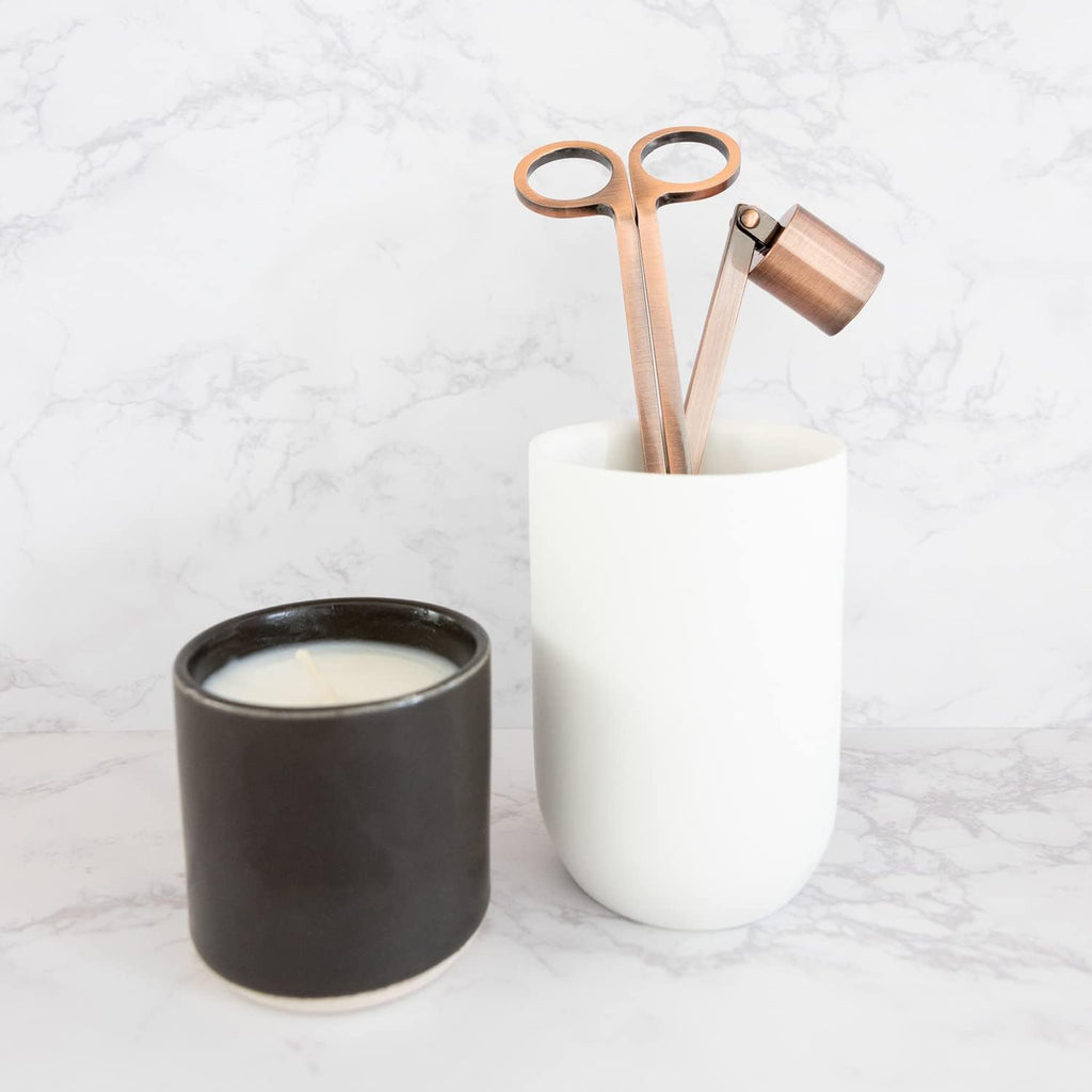 Candle Wick Trimmer and Candle Snuffer Accessory Set - Pick Your Color