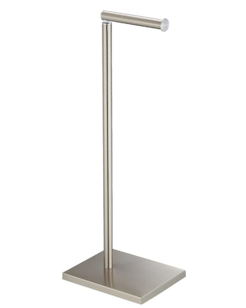 Toilet Paper Holder Stand, Free Standing Toilet Paper Roll Holder with Reserve, Stainless Steel