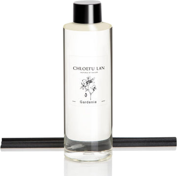 Gardenia Reéd Diffuser Refill 200ml/6.76 fl oz, Natural Essential Scented Oil, Best for Aromatherapy, SPA and Home