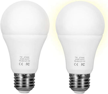 Sensor Lights Bulb Dusk to Dawn LED Light Bulbs Smart Lighting Lamp 7W E26/E27 Automatic On/Off, Indoor/Outdoor Yard
