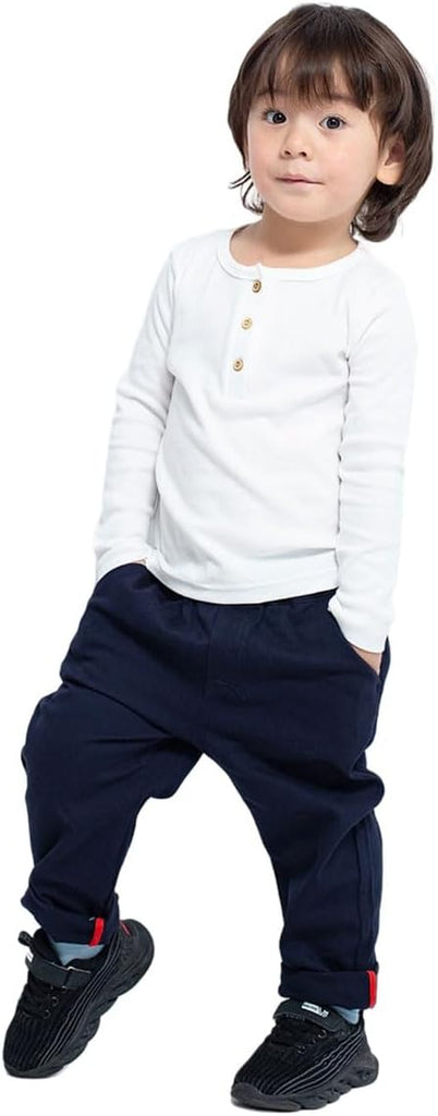Toddler Henley Shirt Boys Long Sleeve Shirts
