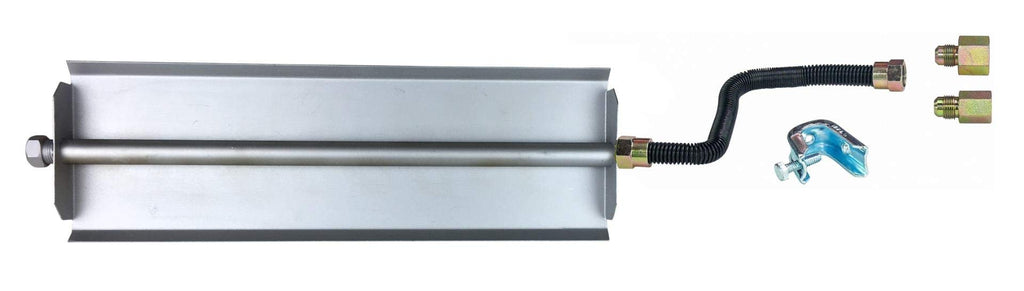 30" Linear Gas Burner with Complete Connection Kit - Fireplace Burner Made from Powder Coated Steel - Designed for NG