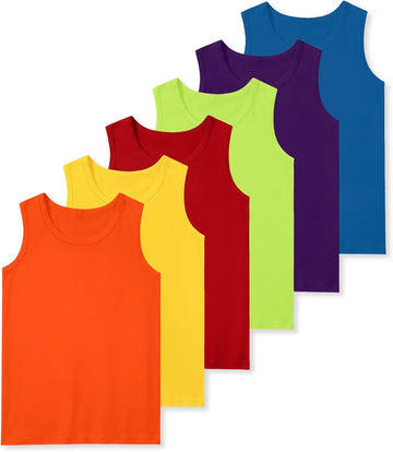 Pack Boys Tank Tops Cotton Kids Sleeveless Tops Boys Undershirts