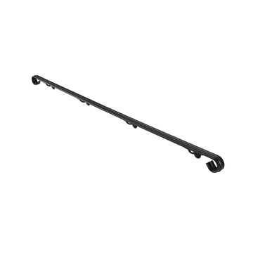 7 Feet Aluminum Handrail Kit Indoor/Outdoor Stair Railing Matte Black
