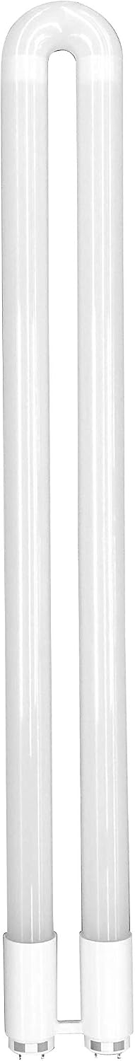 U1' LED Ubend 1.6in Gap 13w, T8 or T12 Replacment, Universal 120/220V, 5000k Super White, 2000