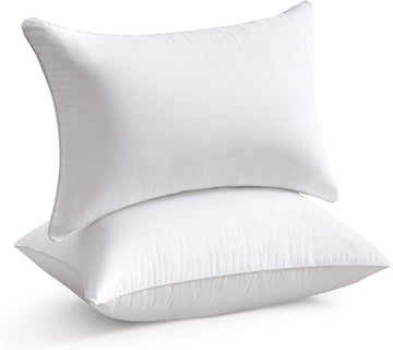 16 x 24 Pillow Inserts (Set of 2) - Lumbar Pillow with 100% Cotton Cover - Rectangle Square Interior Sofa Pillow