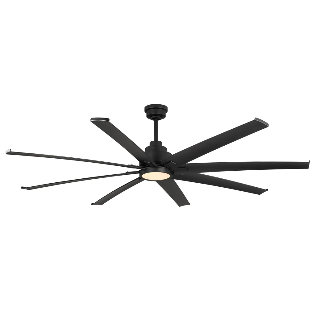 Kathy ireland HOME 72" Torrent Ceiling Fan with Light & Remote, Energy-Efficient 6-Speed DC Motor, Whisper-Quiet