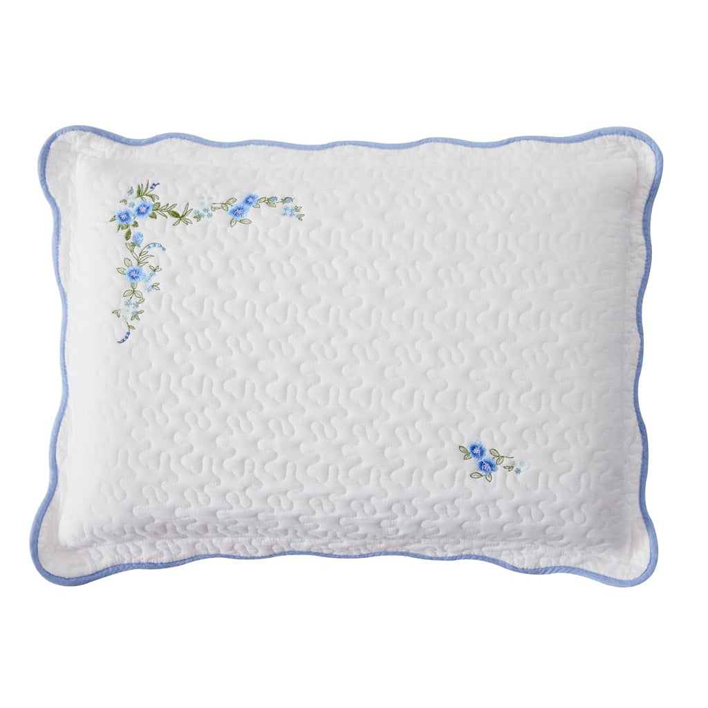 100% Cotton Quilt Set - 3-Piece Lightweight Bedspread Coverlet with Embroidery, All-Season Bohemian Bedding