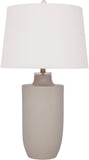 Signature Design by Ashley Cylener Vintage Ceramic Table Lamp with 3-Way Switch, White & Beige