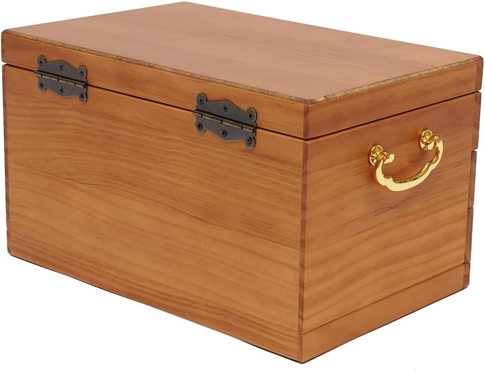 Extra Large 3 Layers Wooden Jewelry Box Jewelry Case Cabinet Armoire Ring Necklacel Gift Storage Box Organizer(3