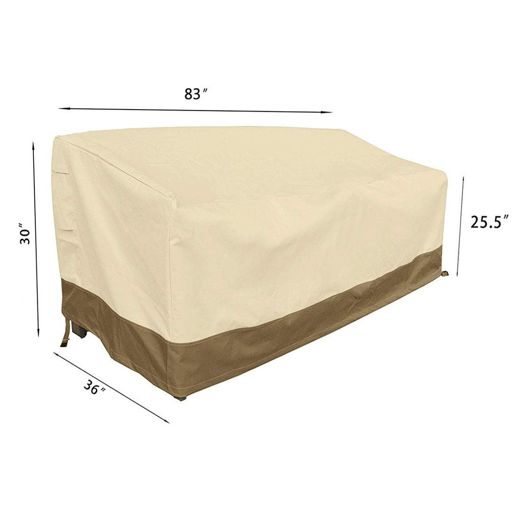 Outdoor Furniture Waterproof Cover for 3-Seater Sofa, All Weather Protection Patio Outdoor Large Sofa Covers