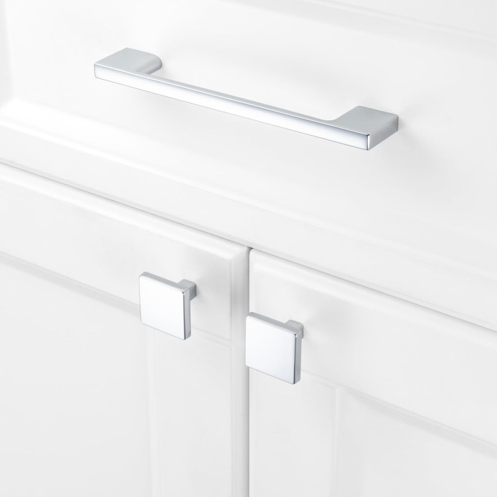 10 Pack 5 in Polished Chrome Cabinet Pulls, Drawer Handles P01
