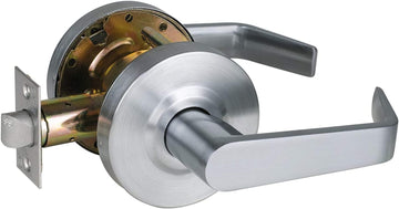 Heavy Duty Commercial Passage Door Lever, Satin Chrome Finished Non-Locking Grade 2 Door Handle