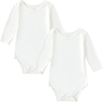 Viscose from Bamboo Baby Bodysuits 2 Pack, Baby Onsies