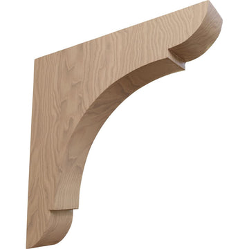 Large Olympic Wood Wood Brackets, 1 3/4"W x 10"D x 10"H , Mahogany