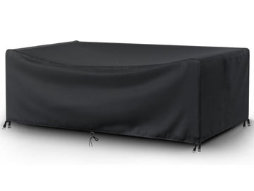 Outdoor Patio Furniture Covers Waterproof 108" L x 76" W x 34" H Rectangular Outdoor Table and Chair Set Cover 600D