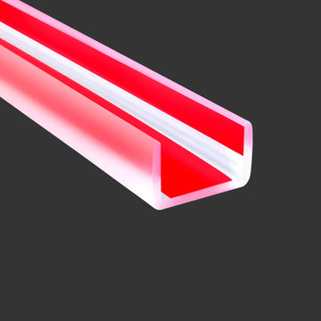 Clear Rubber Edge Trim, Size 3/4"(19mm), Fit 11/16"-13/16"(18-20mm)