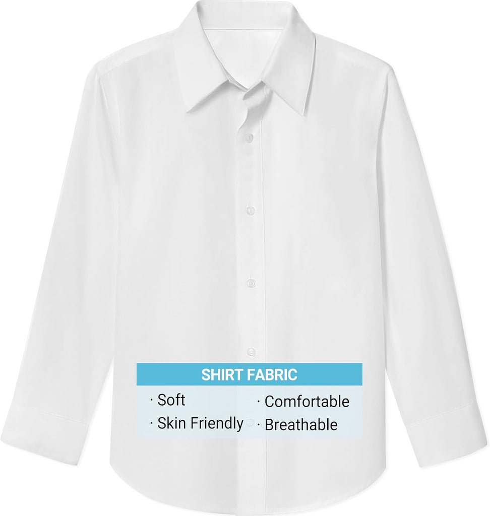 Boys Suit Piece 4 Fits Extra Husky/Husky/Slim/Regular Adjustable Waist + Suspenders
