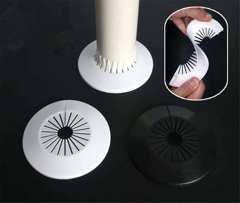 Wall Flange Easy Installation Plastic Radiator Escutcheon Water Pipe Drain Line Cover Collar Wall Pipe Cover