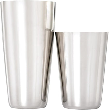 Superfly Tin Set Cocktail Shaker, (18 oz and 28 oz), Heavyweight Stainless, (M37161)