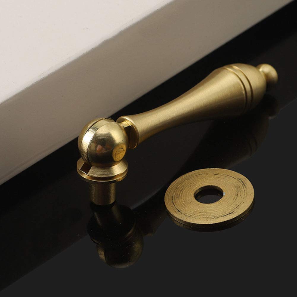 4 pcs Brass Antique Style Metal Drawer Tear Drop Cabinet Decorative Pull Handle Knob for Cabinet Hardware Kitchen