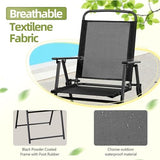 6-Piece Metal Outdoor Patio Furniture Set - Dining | Black for Backyard, Garden & Porch