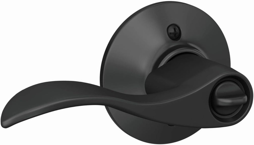 ACC 622 Accent Door Lever, Keyed Entry Lock, Matte Black
