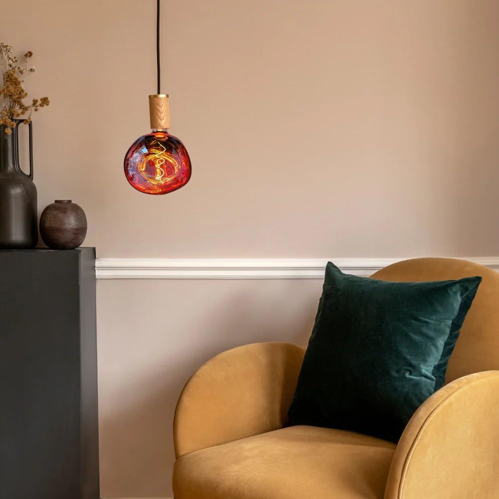 Oversized Giant LED Light Bulb, Dimmable,Rose Gold,6W, T150, E26