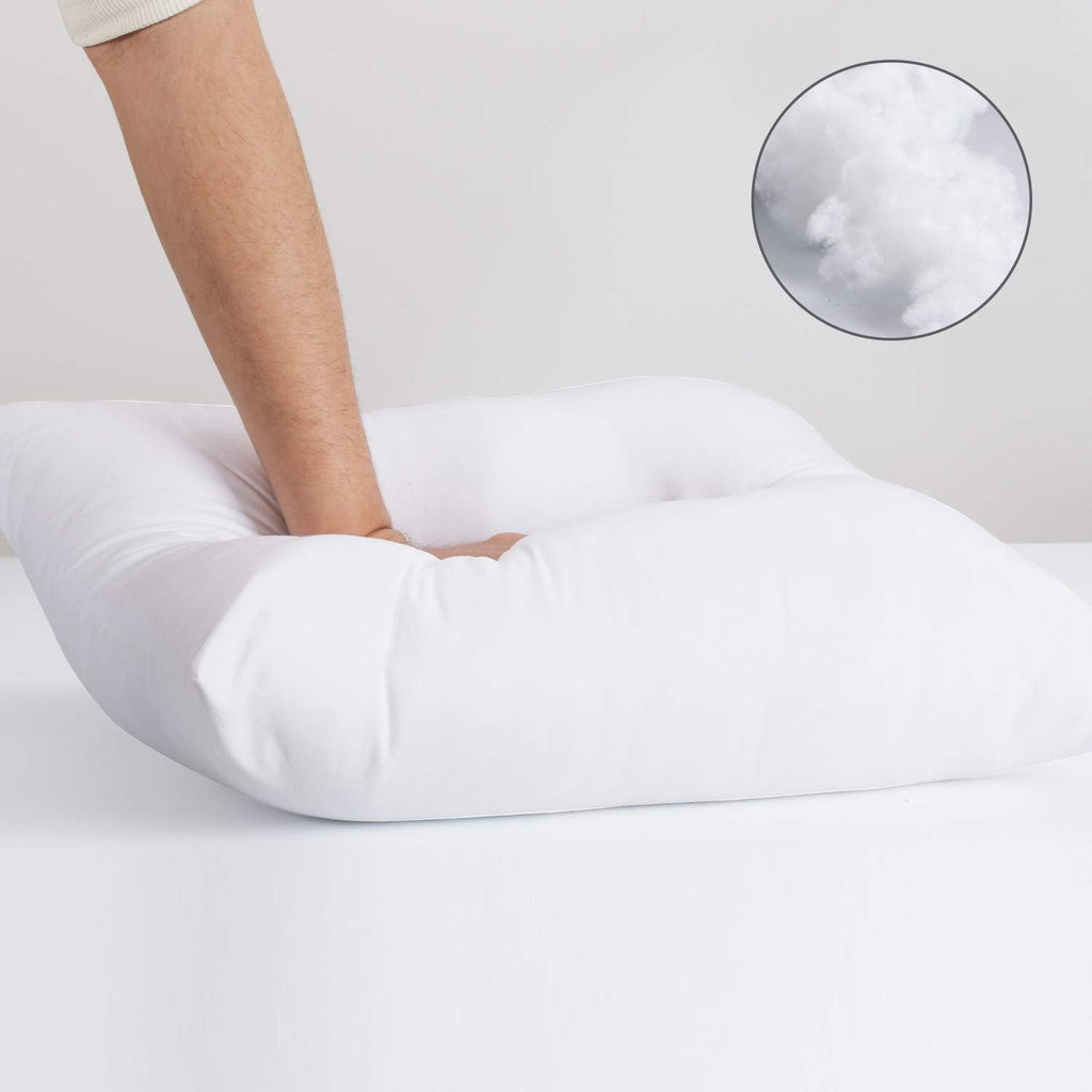 18 x 18 inches Pillow Inserts Hypoallergenic Brushed Microfiber Liner Down Alternative Filled Square - Set of 6