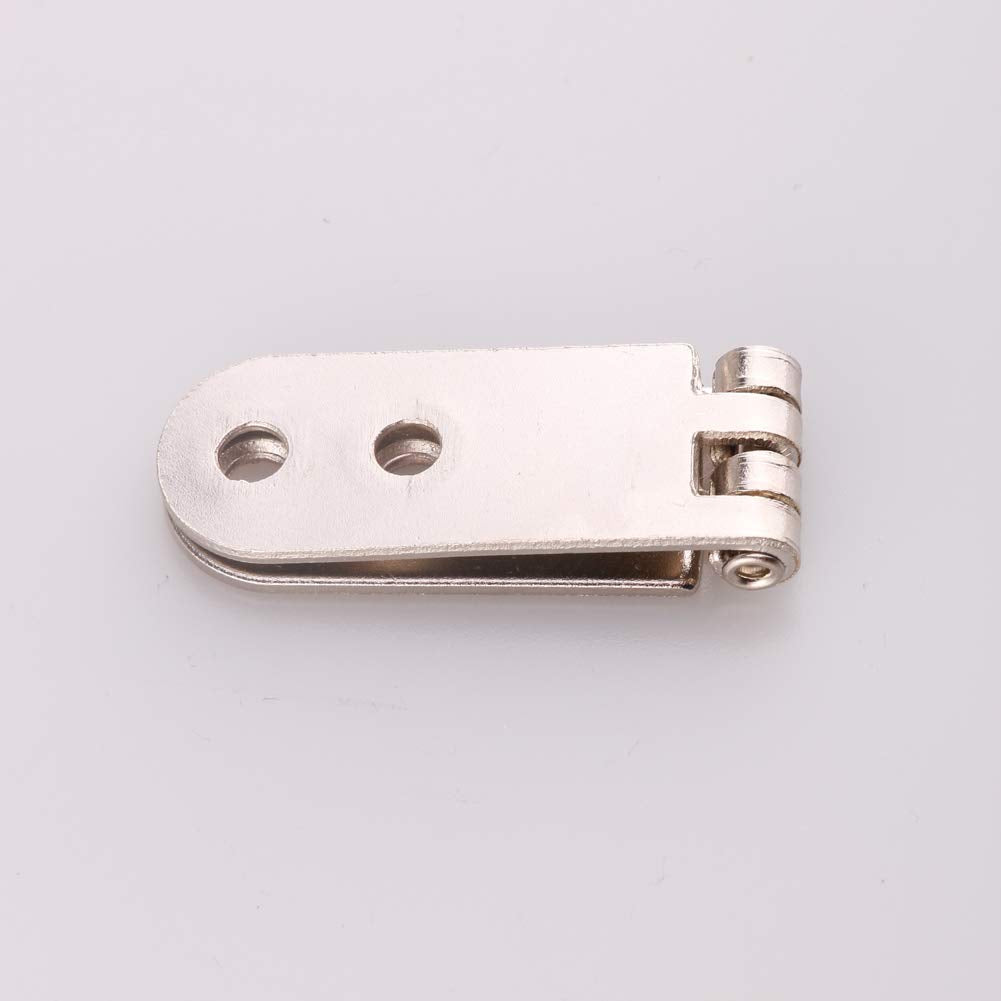 8 Pieces 180 Degree Folding Flush Hatch Hinges, Sewing Machine Tray Table Hinge Table Hinge for Multiple Folding