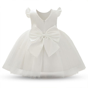 Baby Girl Birthday Party Tutu Wedding Gown Toddler Tulle Dress