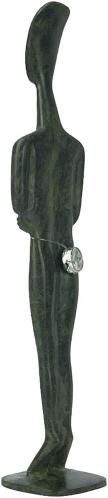 Cycladic Figurine Idol Greek Statue Sculpture Museum Real Bronze Metal Art Copy