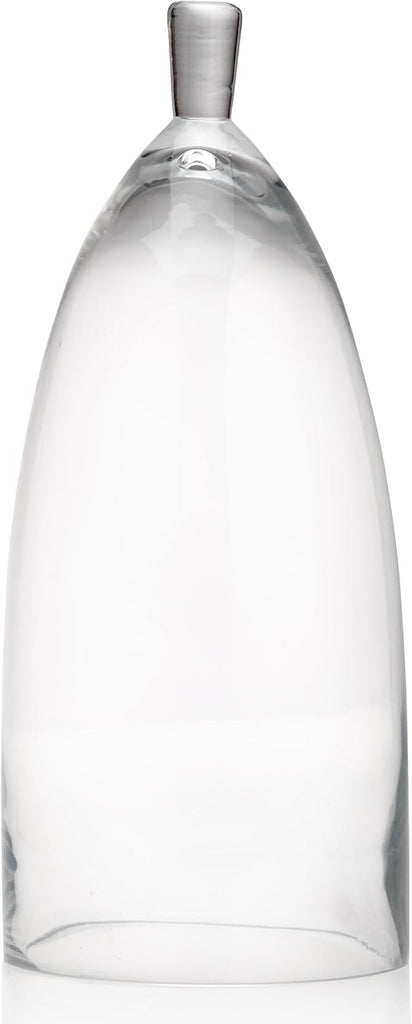 Jules Cloche Hand-Blown Glass Display Dome, Clear,Small