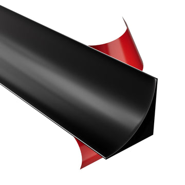 Flexible Quarter Round Molding Trim Peel and Stick 118Inch Black