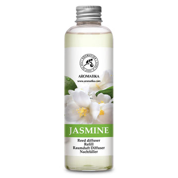 Jasmine Essential Oil 200ml - Natural Reed Diffuser Refill for Long-Lasting Fragrance - Jasminum Officinale Oil - Air