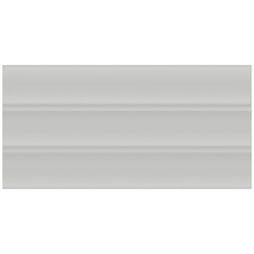 Slate Gray Ribbed Porcelain Wall Tile 4.5" x 9.1" Matte Finish, Fluted Decorative 3D Wall Tile Backsplash, Bathroom