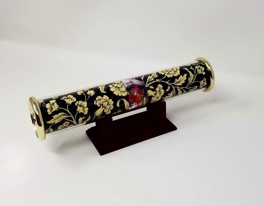 Kaleidoscope - with Cradle - Revolving Head Map - Great Decoration for the Office of Home (Blue)