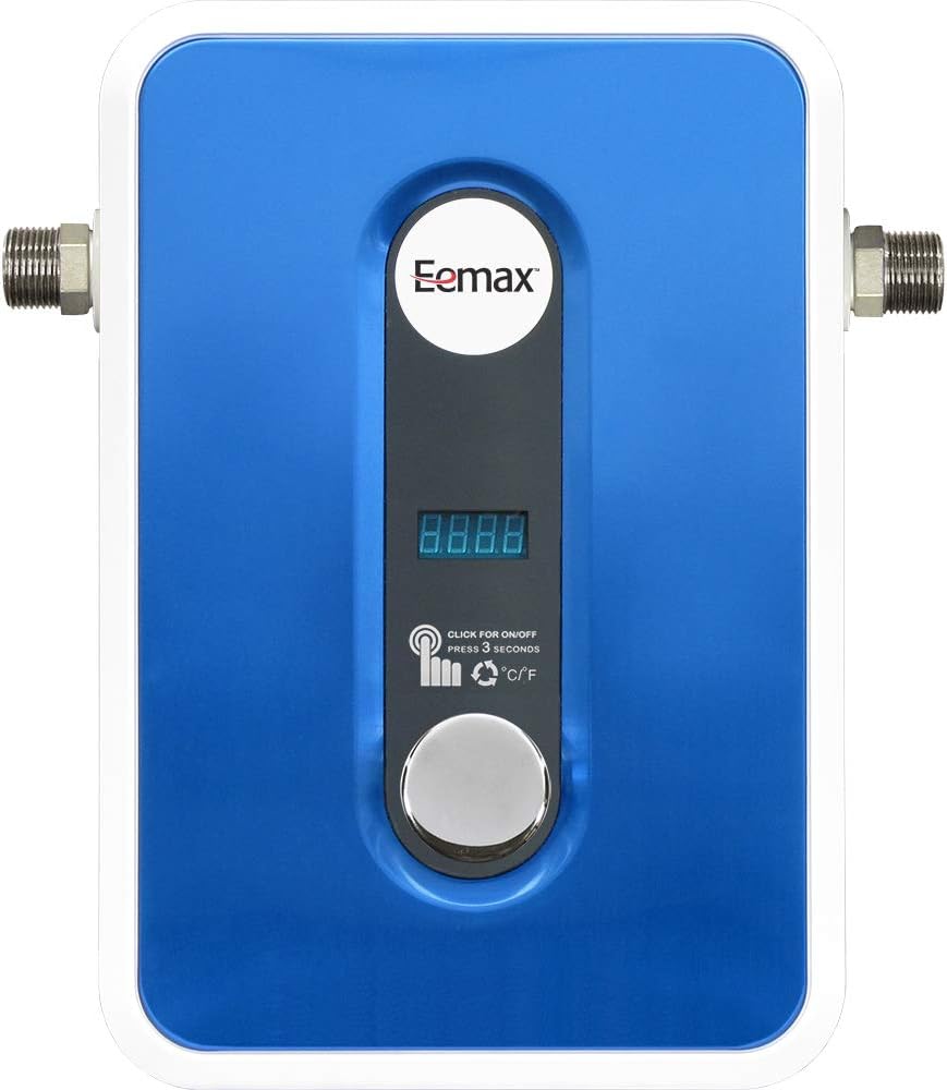 EEM24013 Electric Tankless Water Heater, Blue