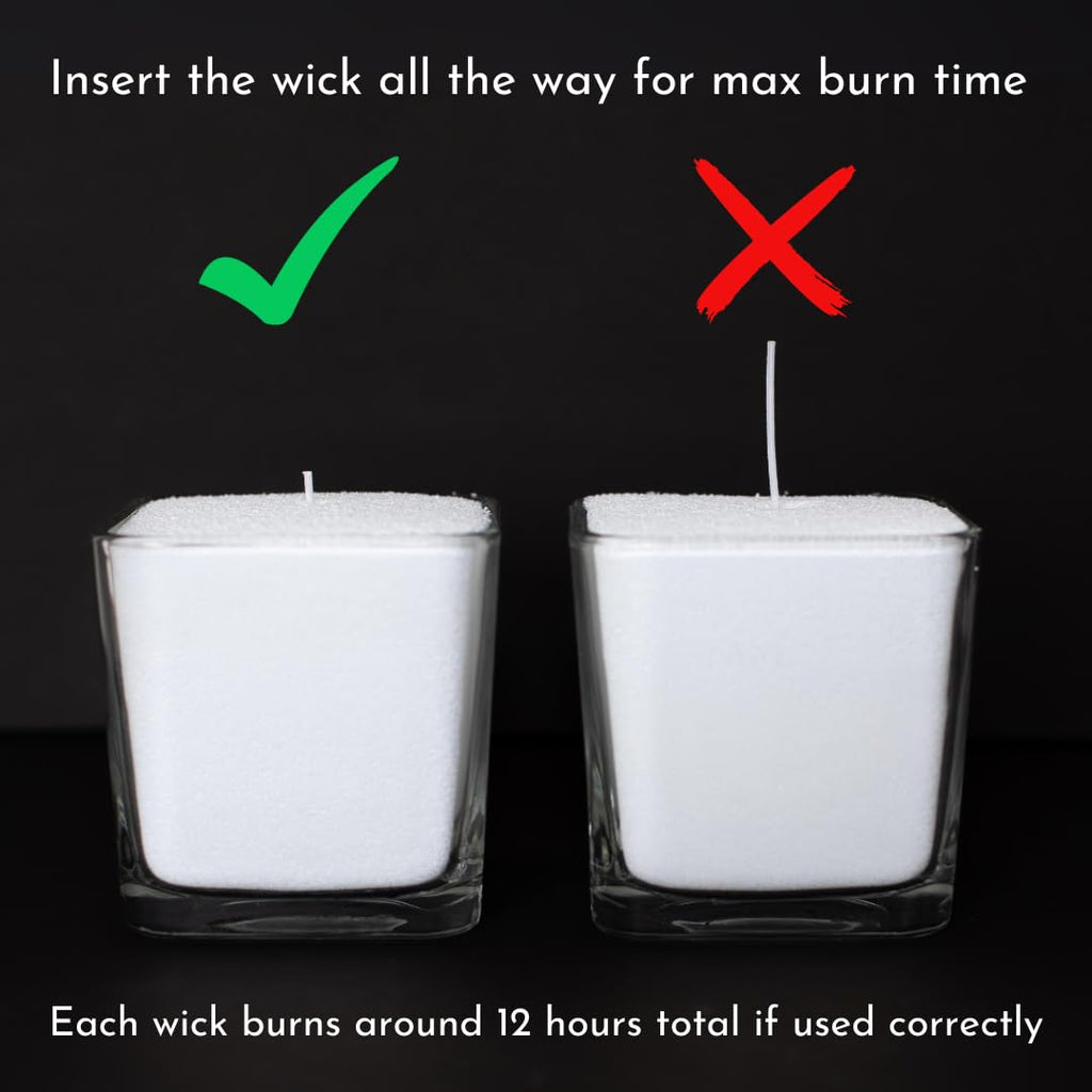 Pearled Candle 9lb - Bulk Festive Fir Christmas Tree Scented Non Toxic Luxury Long Lasting Powder Wax Sand Candles