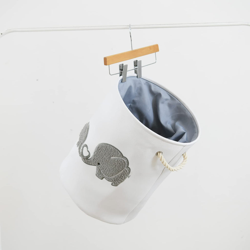 Large Kids Hampers for Laundry Elephant Laundry Hamper Kids Canvas Hampers for Laundry for Girls, Laundry Basket