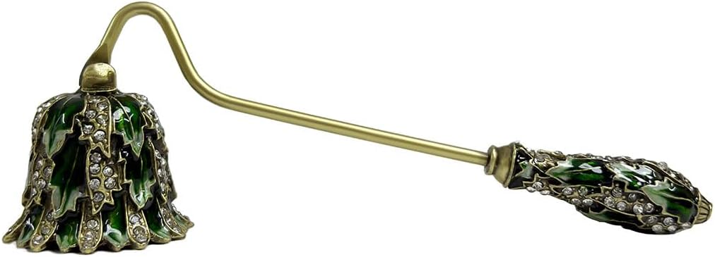 Candle Snuffer Vintage Unique Candle Extinguisher Snuffer with Long Handle Decorative Candle Extinguisher Metal